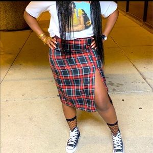 Plaid skirt
